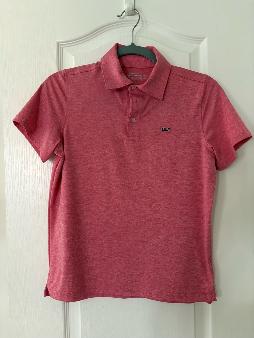 Vineyard Vines Boys Heathered Red Polo